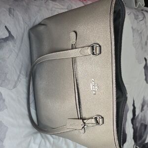 Coach Grey Tote Bag